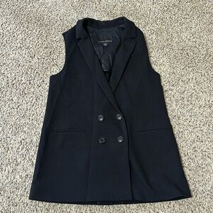 Banana Republic black suit vest